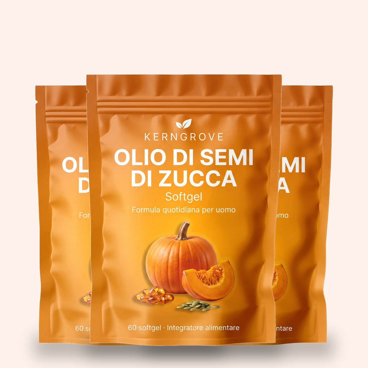 Kerngrove Pumpkin Seed Oil Softgels Immagine